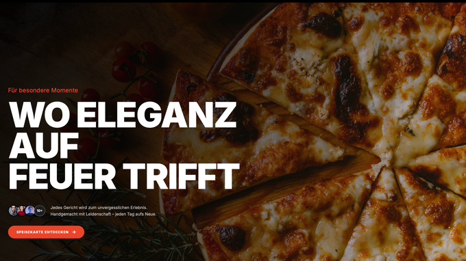 Fiammo Restaurant – Website von Web.Agentur