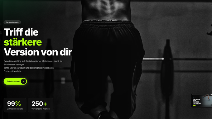 Fortivo Personal Coach – Website von Web.Agentur
