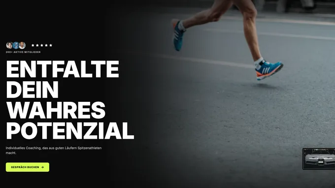 Lauf-Coaching – Website von Web.Agentur Köln