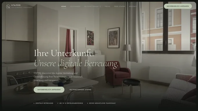 STAPRO Management – Website von Web.Agentur Köln