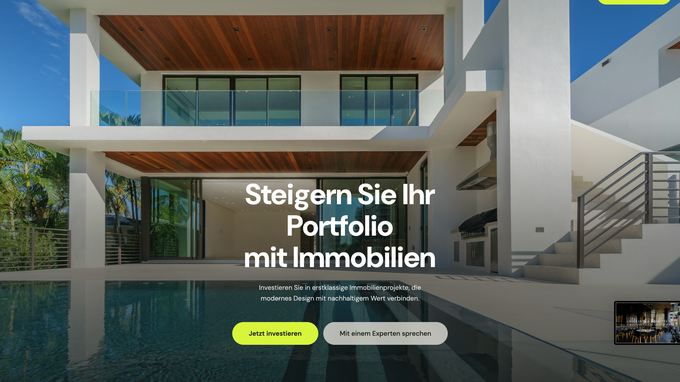 Vermera Immobilien – Website von Web.Agentur